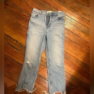 A&F Ultra high rise kick flair